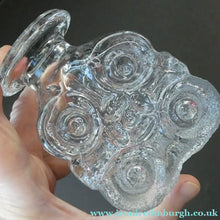 Load image into Gallery viewer, Lars Hellsten Skruf Bottle Vase 1960s Swedish Scandinavian Glass
