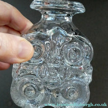 Load image into Gallery viewer, Lars Hellsten Skruf Bottle Vase 1960s Swedish Scandinavian Glass

