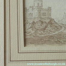 Load image into Gallery viewer, Early 19th Century Panorama of Edinburgh from Calton Hill Pen and Ink Drawing
