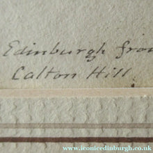 Load image into Gallery viewer, Early 19th Century Panorama of Edinburgh from Calton Hill Pen and Ink Drawing
