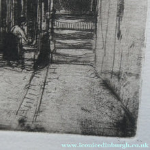 Load image into Gallery viewer, SCOTTISH ART: 1899 D.Y. Cameron Pencil Signed Etching "A Norman Village" (1904)
