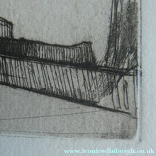 Load image into Gallery viewer, SCOTTISH ART: 1899 D.Y. Cameron Pencil Signed Etching "A Norman Village" (1904)
