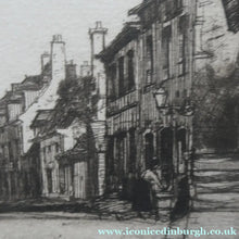 Load image into Gallery viewer, SCOTTISH ART: 1899 D.Y. Cameron Pencil Signed Etching "A Norman Village" (1904)
