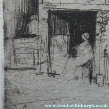 Load image into Gallery viewer, SCOTTISH ART: 1899 D.Y. Cameron Pencil Signed Etching "A Norman Village" (1904)
