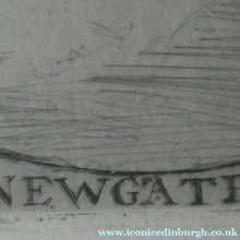 Load image into Gallery viewer, 1899 D.Y. Cameron Pencil Signed Etching of Newgate (from the London Set)
