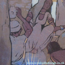 Load image into Gallery viewer, 1920s Mabel Royds Colour Woodcut The Forge, India
