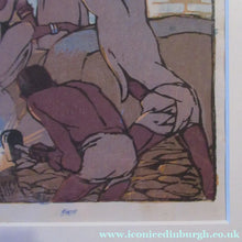 Load image into Gallery viewer, 1920s Mabel Royds Colour Woodcut The Forge, India
