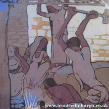 Load image into Gallery viewer, 1920s Mabel Royds Colour Woodcut The Forge, India
