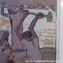 Load image into Gallery viewer, 1920s Mabel Royds Colour Woodcut The Forge, India
