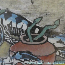 Load image into Gallery viewer, 1920s Colour Woodcut by Mabel Allington Royds (1874-1941) THE SNAKE CHARMER
