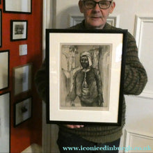 Load image into Gallery viewer, 1920s Etching Drypoint by George Bain. A Man from Macedonia. Pencil Signed
