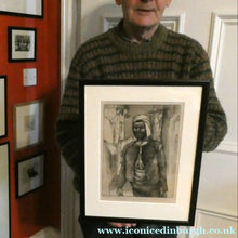 Load image into Gallery viewer, 1920s Etching Drypoint by George Bain. A Man from Macedonia. Pencil Signed
