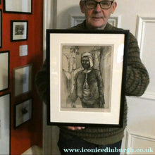 Load image into Gallery viewer, 1920s Etching Drypoint by George Bain. A Man from Macedonia. Pencil Signed
