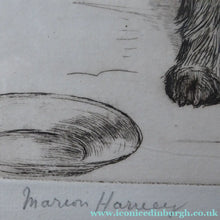 Load image into Gallery viewer, Marion Harvey Etching of a Cairn Terrier called Sandy
