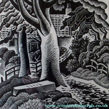 Load image into Gallery viewer, Grosvenor School Alison McKenzie Art Deco Wood Engraving Scottish Art
