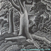 Load image into Gallery viewer, Grosvenor School Alison McKenzie Art Deco Wood Engraving Scottish Art
