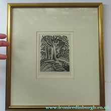Load image into Gallery viewer, Grosvenor School Alison McKenzie Art Deco Wood Engraving Scottish Art
