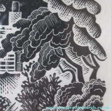 Load image into Gallery viewer, Grosvenor School Alison McKenzie Art Deco Wood Engraving Scottish Art
