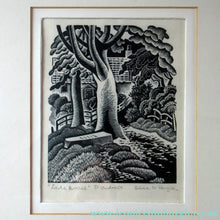 Load image into Gallery viewer, Grosvenor School Alison McKenzie Art Deco Wood Engraving Scottish Art
