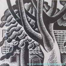 Load image into Gallery viewer, Grosvenor School Alison McKenzie Art Deco Wood Engraving Scottish Art
