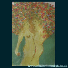 Load image into Gallery viewer, SCOTTISH ART. 1960s Limited Edition Colour Lithograph by Sylvia von Hartmann. Adam and Eve. Signed &amp; dated in pencil

