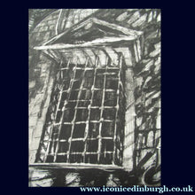Load image into Gallery viewer, SCOTTISH ART. 1980s Large Etching by Jo Ganter (RSA). Prison (Carceri) Construction Series. Pencil Signed
