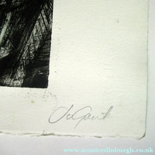 Load image into Gallery viewer, 1980s Jo Ganter Etching Inspired by Piranesi Pencil Signed
