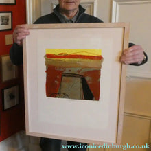 Load image into Gallery viewer, SCOTTISH ART: 1993 Original Screenprint by BARBARA RAE (b. 1943) Entitled "Seagate". Pencil signed
