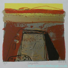 Load image into Gallery viewer, SCOTTISH ART: 1993 Original Screenprint by BARBARA RAE (b. 1943) Entitled "Seagate". Pencil signed
