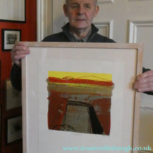 Load image into Gallery viewer, SCOTTISH ART: 1993 Original Screenprint by BARBARA RAE (b. 1943) Entitled "Seagate". Pencil signed
