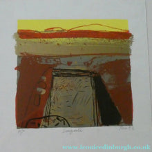 Load image into Gallery viewer, SCOTTISH ART: 1993 Original Screenprint by BARBARA RAE (b. 1943) Entitled "Seagate". Pencil signed
