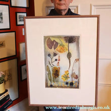 Load image into Gallery viewer, SCOTTISH ART. 2002 Gouache &amp; Wax Drawing by Sylvia von Hartmann Entitled "Botanical Assembly"
