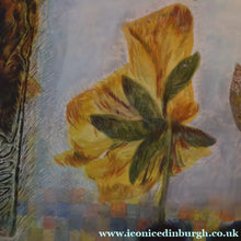 Load image into Gallery viewer, SCOTTISH ART. 2002 Gouache &amp; Wax Drawing by Sylvia von Hartmann Entitled "Botanical Assembly"
