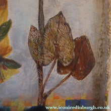 Load image into Gallery viewer, SCOTTISH ART. 2002 Gouache &amp; Wax Drawing by Sylvia von Hartmann Entitled "Botanical Assembly"
