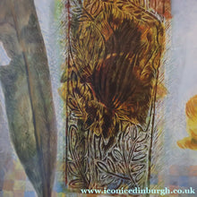 Load image into Gallery viewer, SCOTTISH ART. 2002 Gouache &amp; Wax Drawing by Sylvia von Hartmann Entitled "Botanical Assembly"
