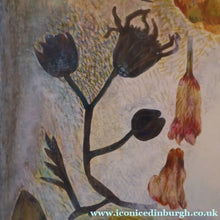 Load image into Gallery viewer, SCOTTISH ART. 2002 Gouache &amp; Wax Drawing by Sylvia von Hartmann Entitled "Botanical Assembly"
