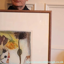 Load image into Gallery viewer, SCOTTISH ART. 2002 Gouache &amp; Wax Drawing by Sylvia von Hartmann Entitled "Botanical Assembly"
