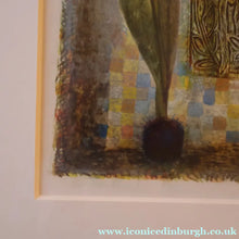 Load image into Gallery viewer, SCOTTISH ART. 2002 Gouache &amp; Wax Drawing by Sylvia von Hartmann Entitled "Botanical Assembly"
