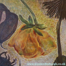 Load image into Gallery viewer, SCOTTISH ART. 2002 Gouache &amp; Wax Drawing by Sylvia von Hartmann Entitled "Botanical Assembly"

