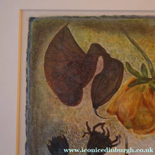 Load image into Gallery viewer, SCOTTISH ART. 2002 Gouache &amp; Wax Drawing by Sylvia von Hartmann Entitled "Botanical Assembly"
