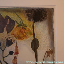 Load image into Gallery viewer, SCOTTISH ART. 2002 Gouache &amp; Wax Drawing by Sylvia von Hartmann Entitled "Botanical Assembly"
