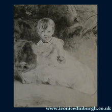Load image into Gallery viewer, SCOTTISH ART. Rare 19th Century Etching by Andrew GEDDES (1800 - 1842). Girl with Apple
