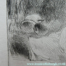 Load image into Gallery viewer, SCOTTISH ART. Rare 19th Century Etching by Andrew GEDDES (1800 - 1842). Girl with Apple
