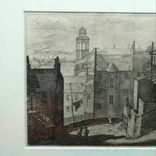 Load image into Gallery viewer, Antique Etching Looking Across to St Patrick's Church from High School Yard, Edinburgh
