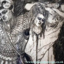 Load image into Gallery viewer, SCOTTISH ART: Antique 1920s Original Etching by Arthur Edwin Wrench. Mythological Subject: PERSEUS SLAYING THE MEDUSA
