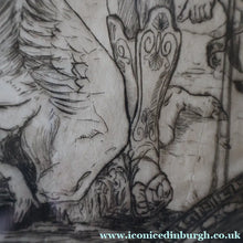Load image into Gallery viewer, SCOTTISH ART: Antique 1920s Original Etching by Arthur Edwin Wrench. Mythological Subject: PERSEUS SLAYING THE MEDUSA
