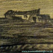 Load image into Gallery viewer, Black Chalk Landscape Study by Sir Muirhead Bone. Signed &amp; Framed
