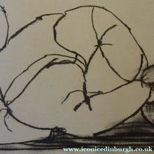 Load image into Gallery viewer, John Jack Kox Still Life Charcoal Drawing Scottish Art
