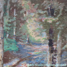Load image into Gallery viewer, Scottish Art Charles Hodge Mackie Colour Woodcut Wild Hyacinths
