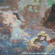 Load image into Gallery viewer, Scottish Art Charles Hodge Mackie Colour Woodcut Wild Hyacinths
